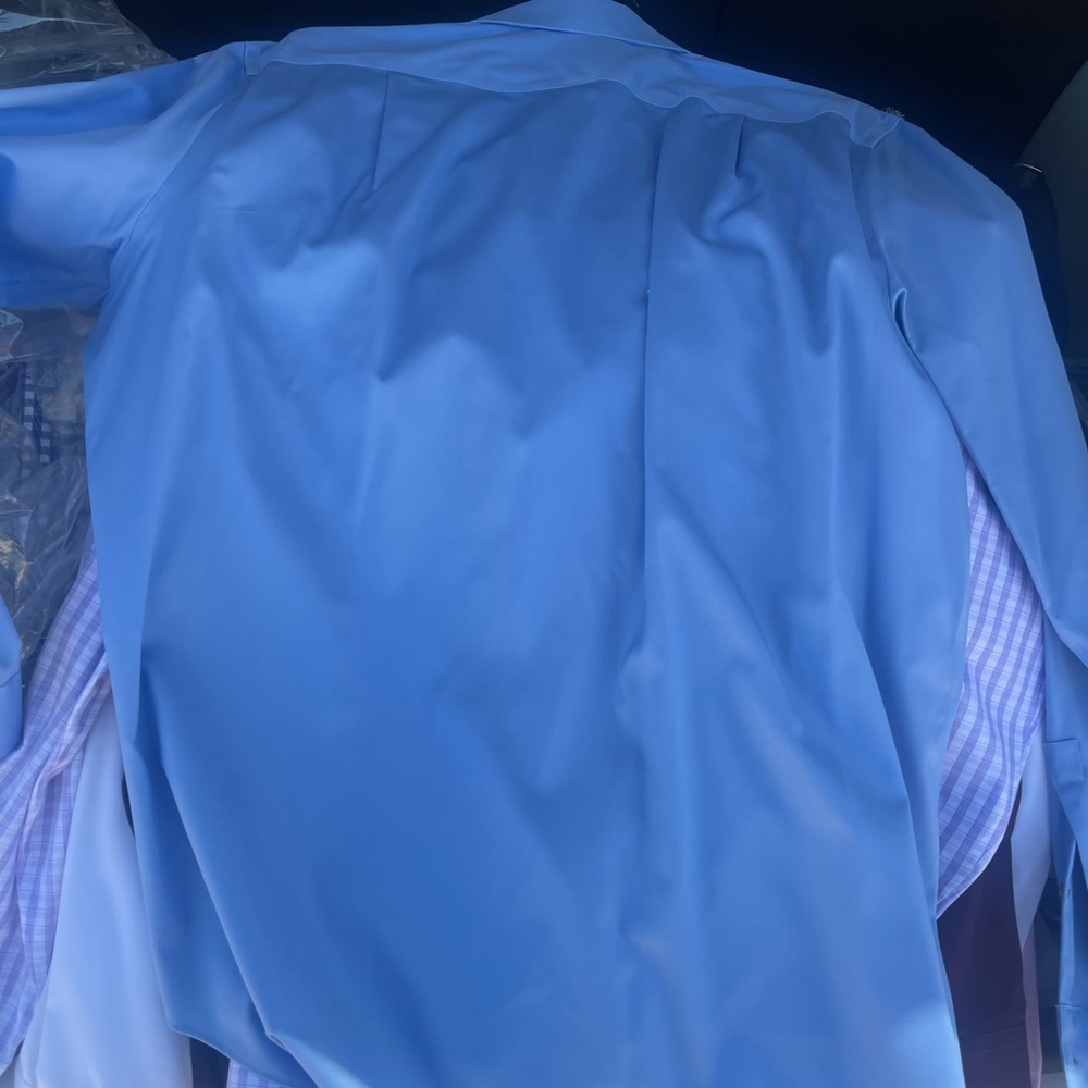 Big & Tall Light Blue Button-Up Shirt
